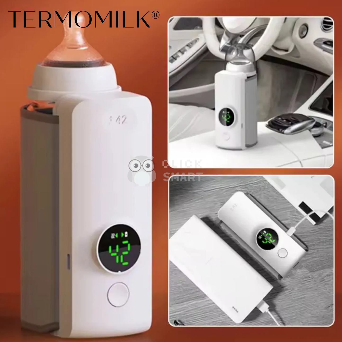 Calentador Portátil de Mamaderas TERMOMILK®