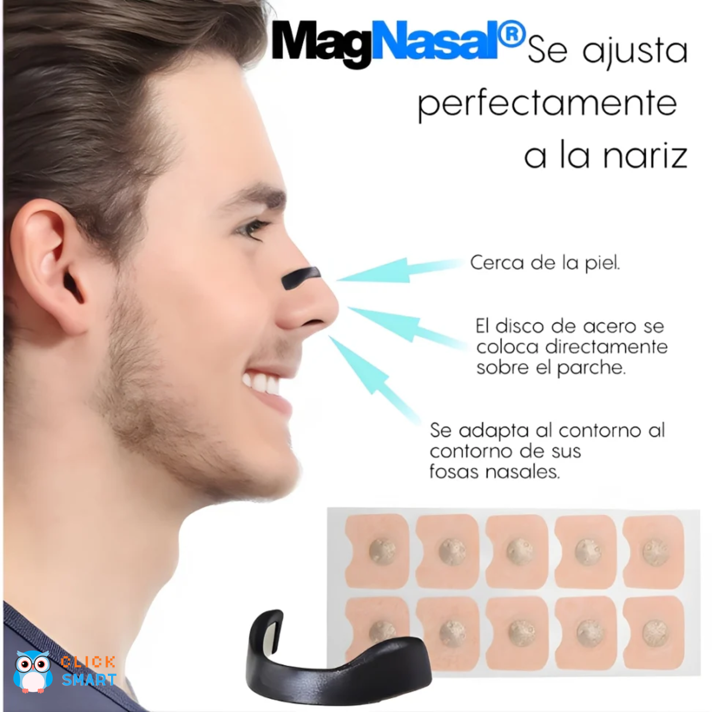 Tiras Nasales Magnética X2