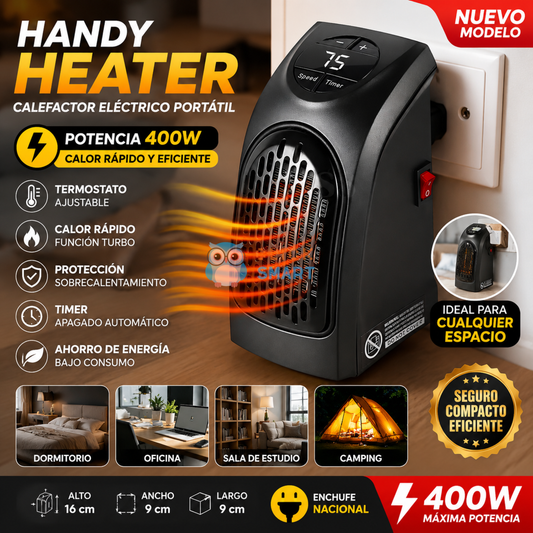 Calefactor Eléctrico 400w Handy Heater