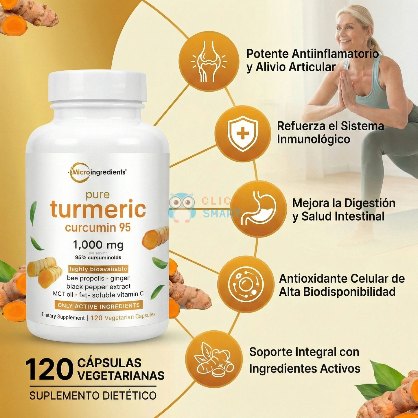 Turmeric Curcumin 6 en 1